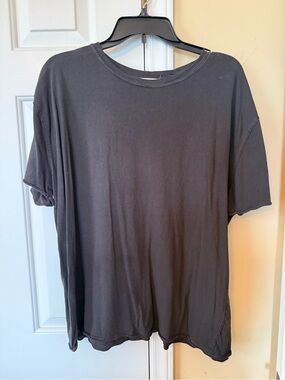 We The Free Washed Black Short Sleeve Crew Tee